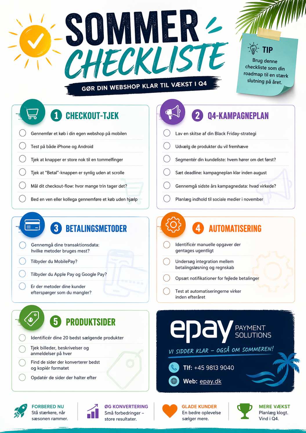 Sommer checkliste